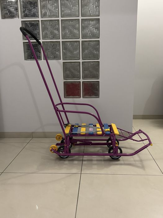 Дитячі санки універсальні сніг асфальт