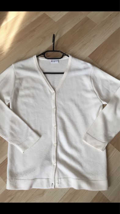 Kardigan kremowy damski Fabiani r. XL