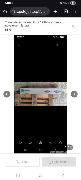 Transmissão seat ibiza 1996