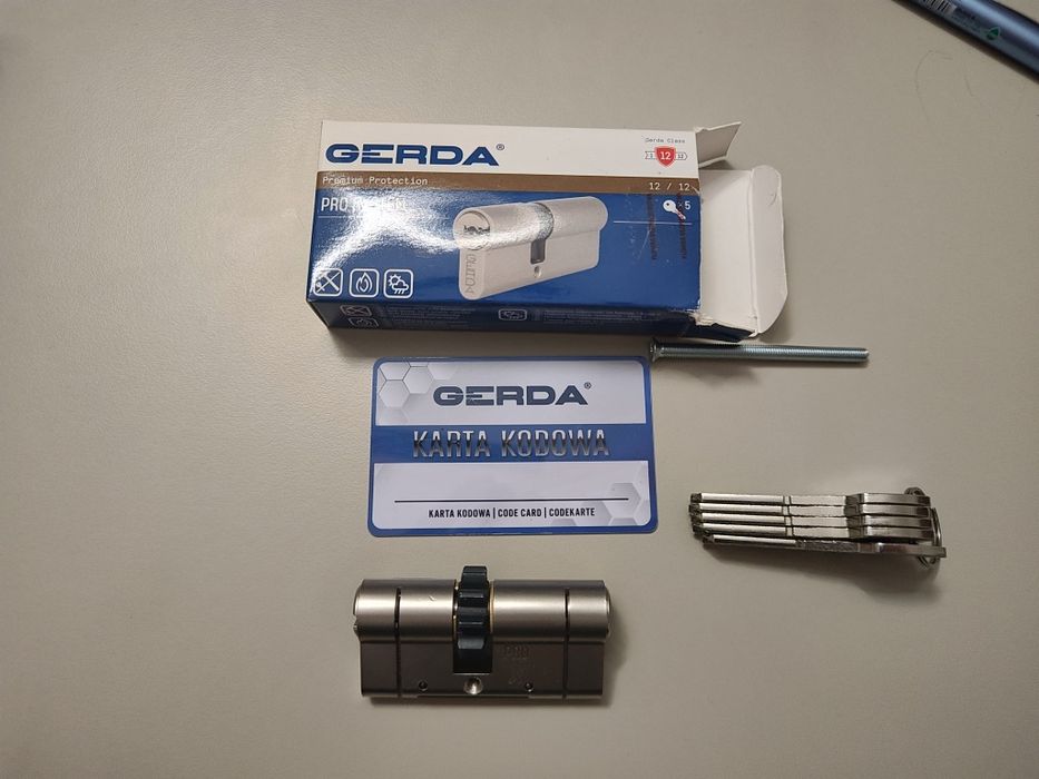 Wkładka Gerda Pro System X 30/35Z z zębatką nikiel