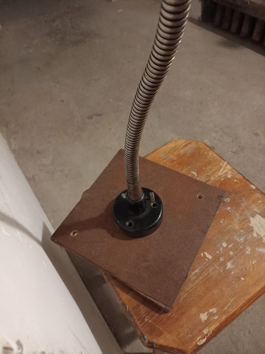 Lampa emaliowana loft