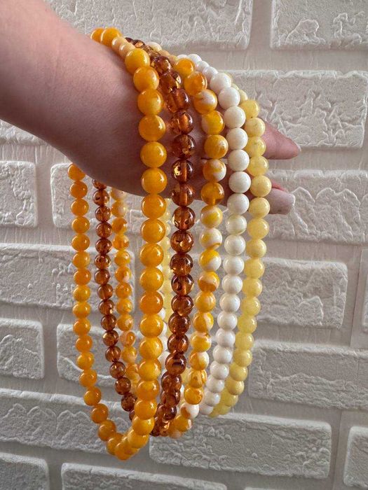 Bardzo ładne korale z bursztynu 5 opcji kolorystycznych