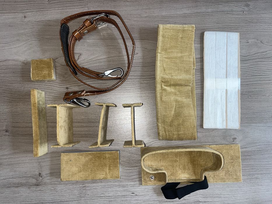 Mala de fotografia Vintage em pele, anos 70 Nikon