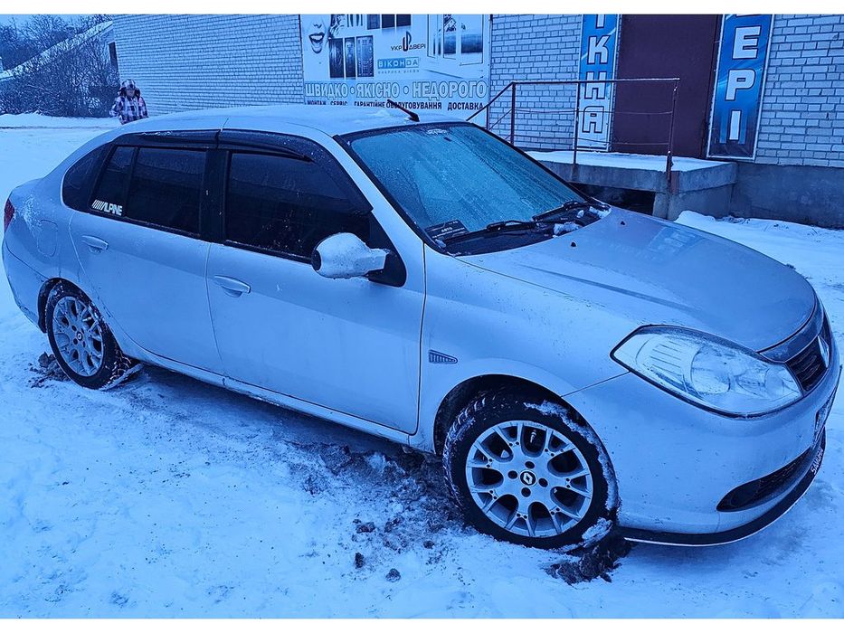 Renault Symbol 2008-2013рр. Вітровики (4 шт., Sunplex Sport)