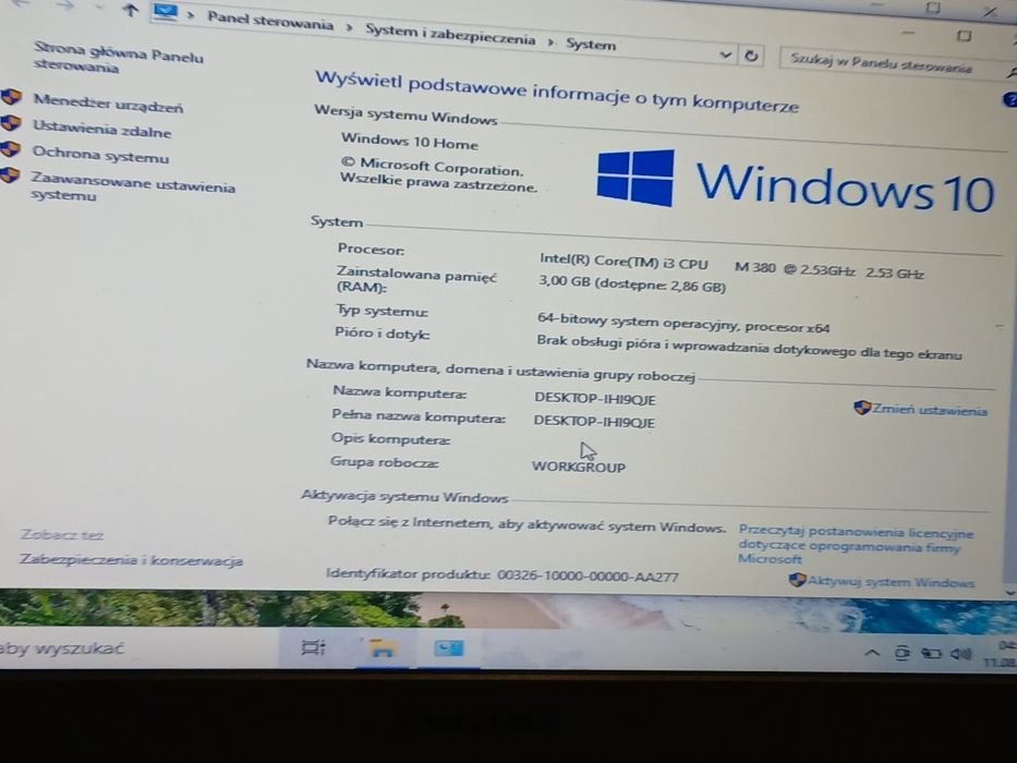 Laptop samsung RV511