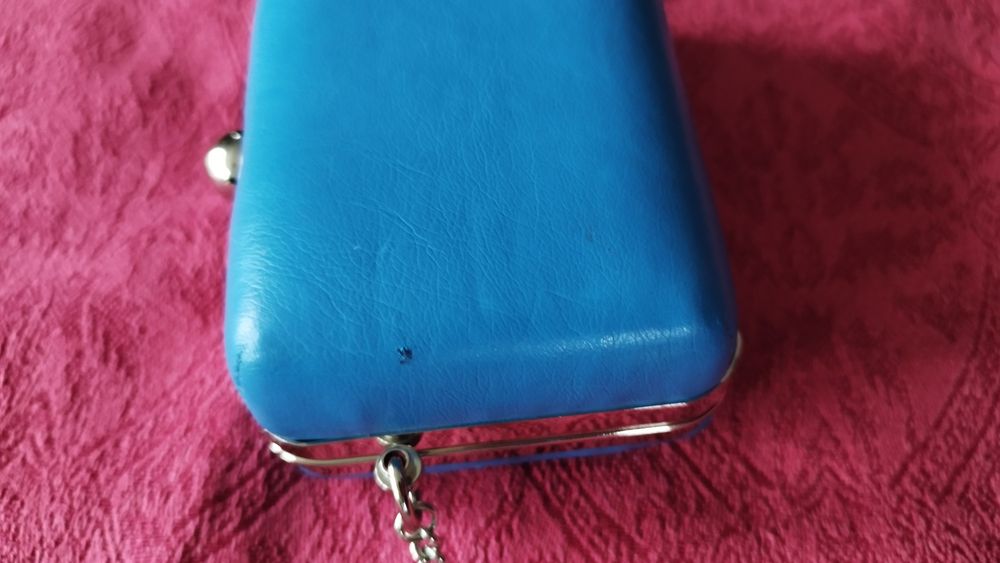 Kopertówka clutch niebieska