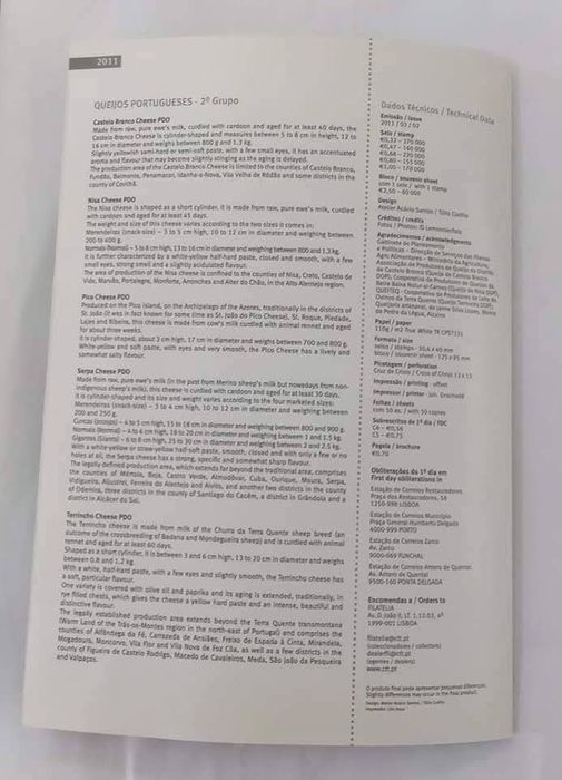 Queijos Portugueses - Pagela