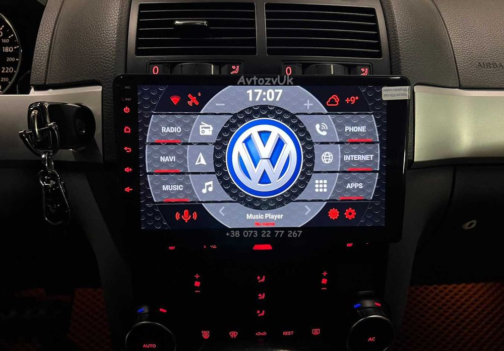 Магнітола TOUAREG Volkswagen VW T5 Multivan Тоуарег CarPlay Андроїд 16