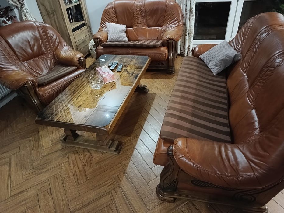 Skórzane sofy 3,2,1