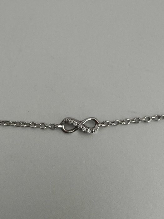 Pulseira prata símbolo infinito NOVA