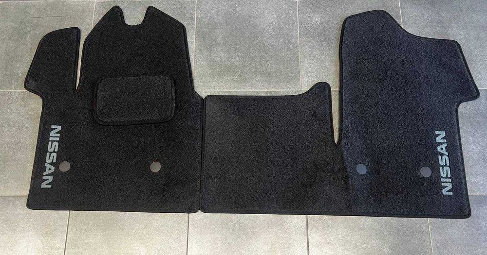 Ворсові коврики для Nissan Navara NР 300\ NV400\ NV200\поліки текстиль
