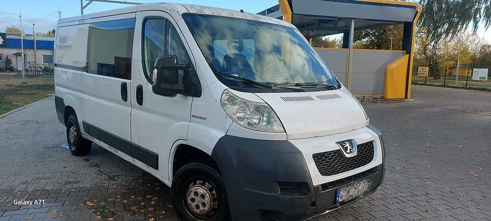 Peugeot Boxer L2H1 2009/10r 2.2 120KM 6-Osób!Brygadowka!Klima!Zamiana!