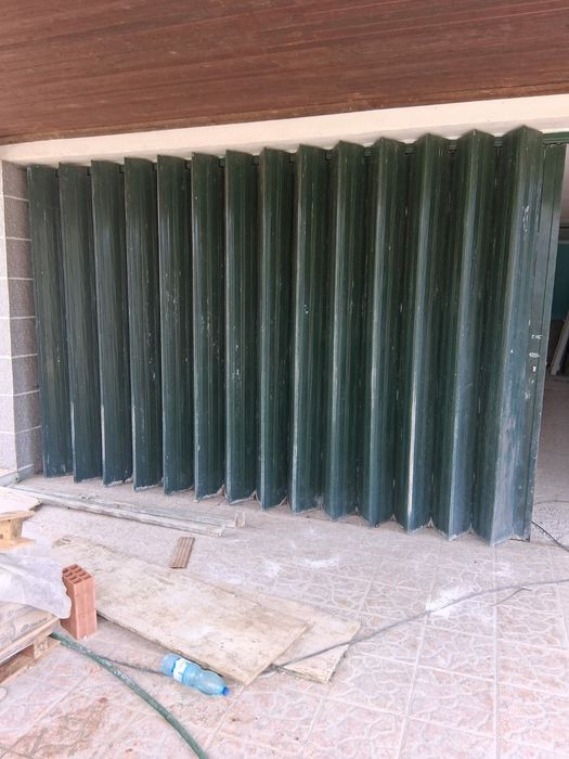 portão de garagem fole