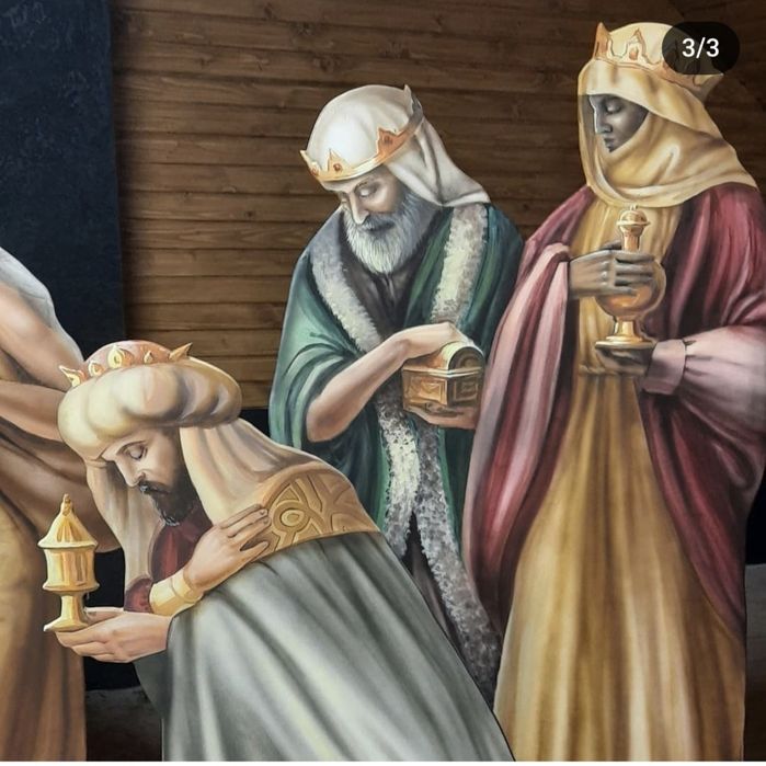 Фігури для вуличного вертепу. Різдвіна шопка