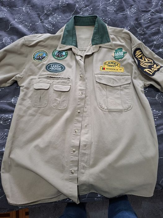 Land rover.  Camisa personalizada.