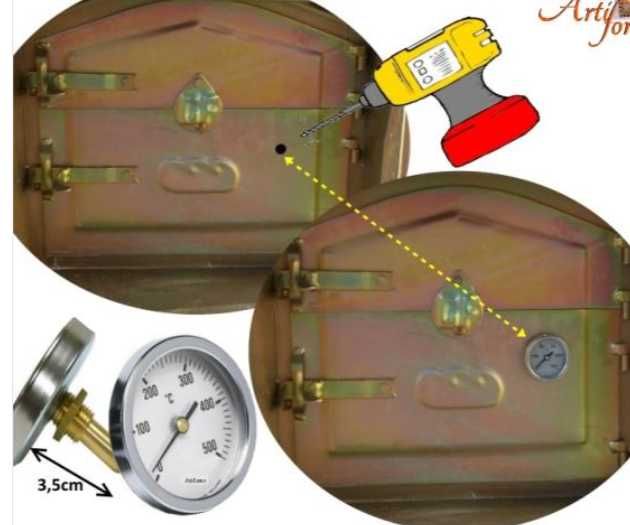 Estojo de acessórios para forno lenha