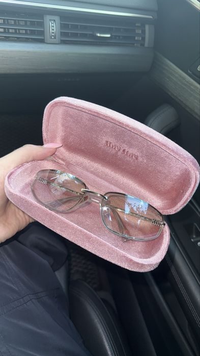 Очки miu miu серый оттенлк