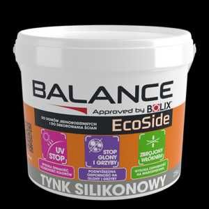 Tynk Silikonowy Bolix Balance Ecoside TRIO 1,5mm Biały, +inne kolory.