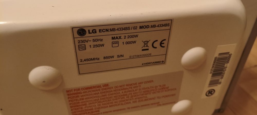 Kuchenka mikrofalowa LG