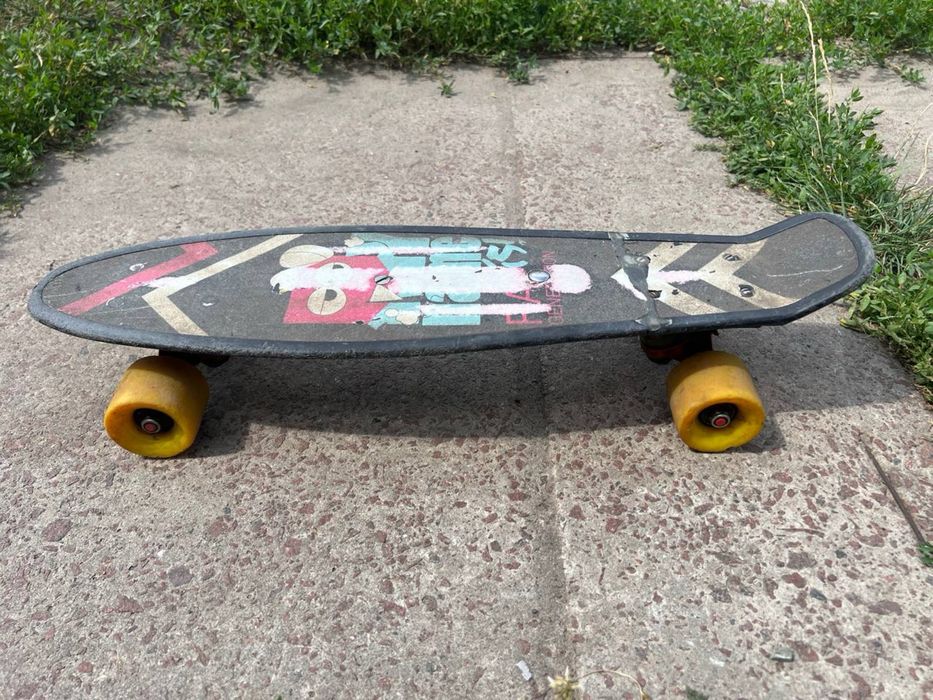 Пеніборд (Penny Board) з принтом | Компактний скейт