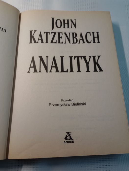 Analityk. John Katzenbach