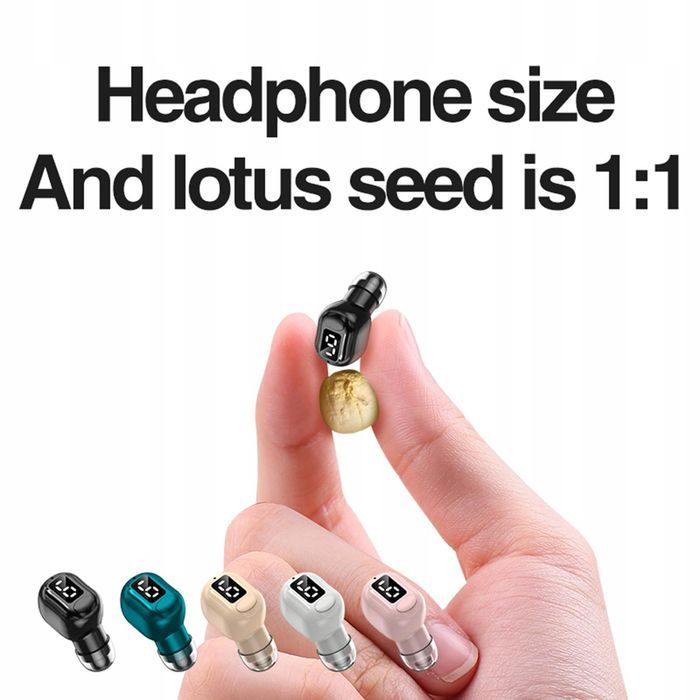 Słuchawka Bluetooth M5 Bezprzewodowa Sportowa Led