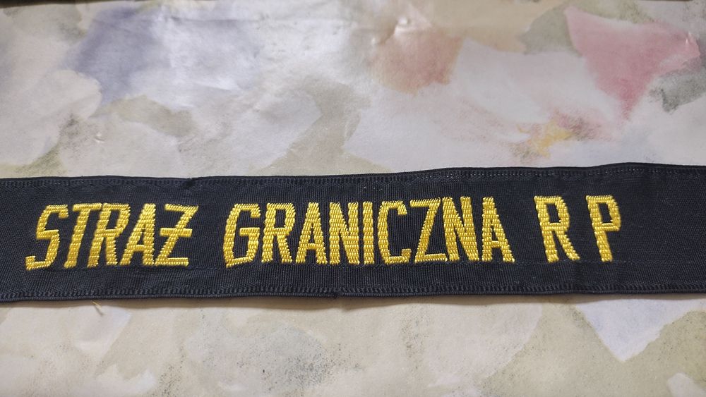 Banderka do czapki marynarskiej Straż Graniczna RP