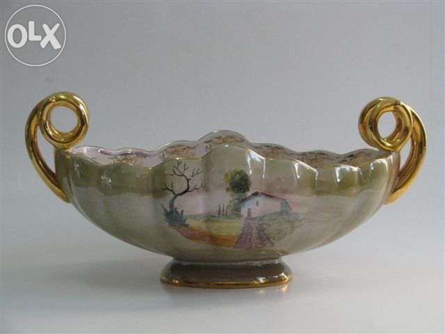 Fruteira antiga em loiça da fábrica Raul da Bernarda & Filhos (RB)