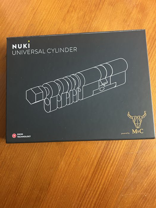 Canhão fechadura NUKI -Novo na caixa com todos os acessorios