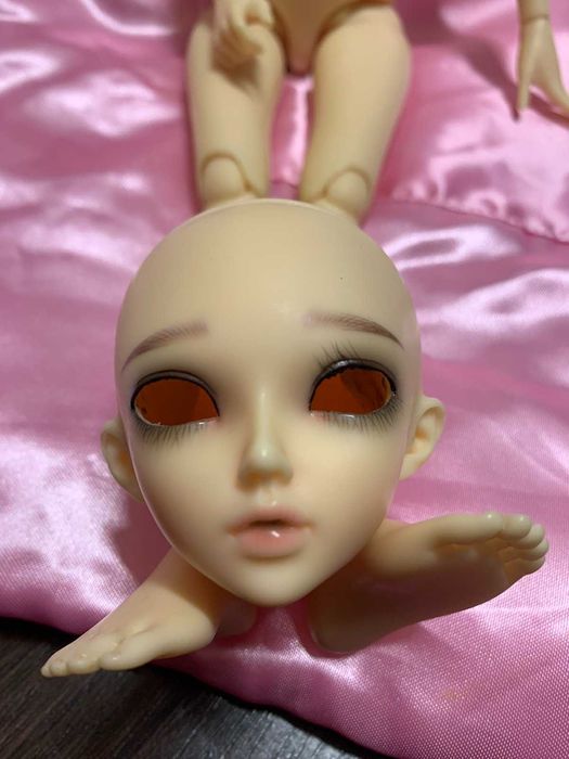 Лялька BJD-doll бжд кукла 42 см шарнірна + 2 голови + набір очей