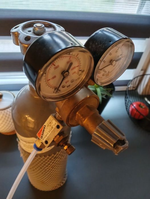 Butla CO2  + zegar