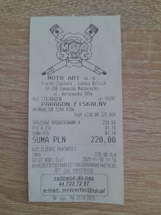 Akumulator samochodowy