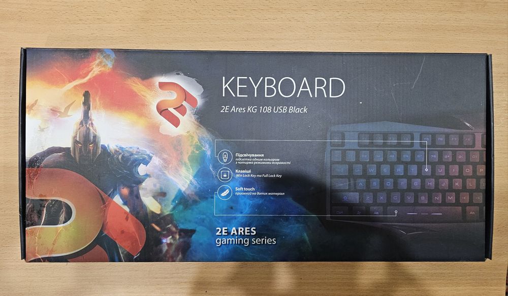 Клавіатура ігрова повнорозмірна 2Е  Ares KG