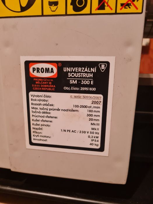 Tokarka Proma SM-300E