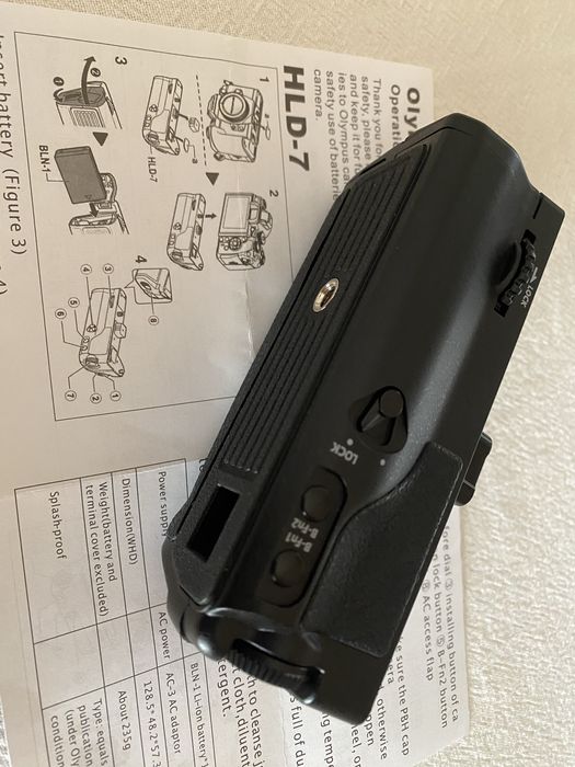 Punho / Grip HLD-7 para Olympus Omd EM1 Novo