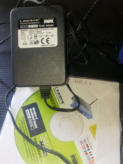 Router Linksys 2,4 GHz WRK54G