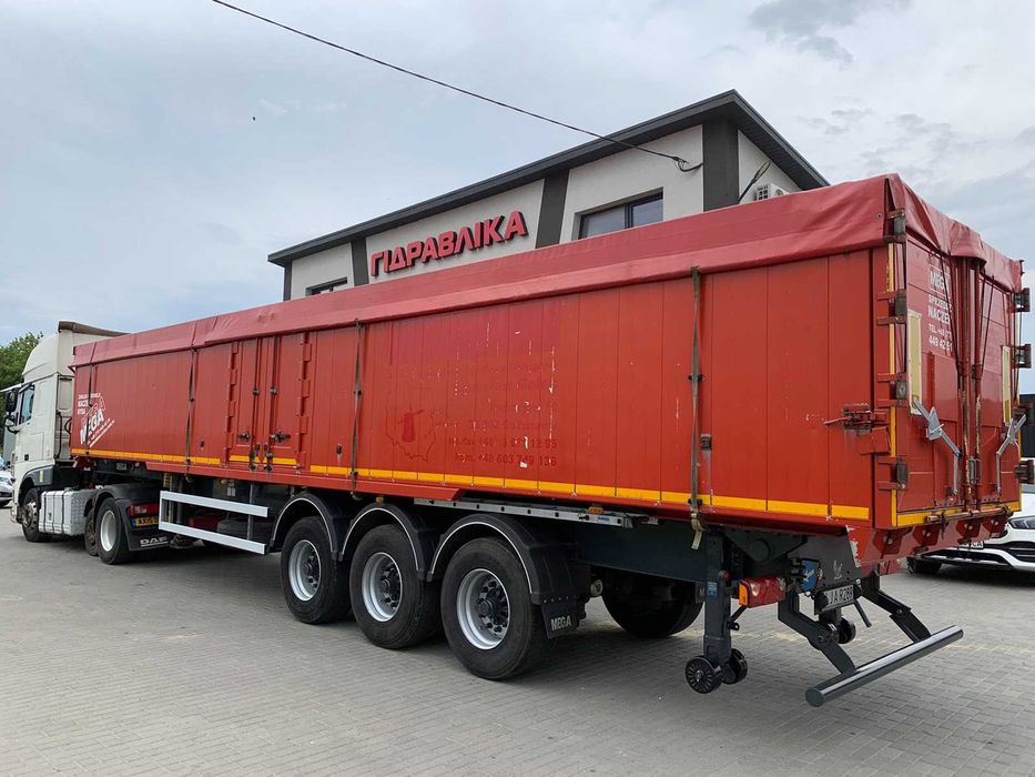 Напівпричіп самоскид Mega, intrax, 56м3, 2009 р, 6.8 т, алюмінієвий