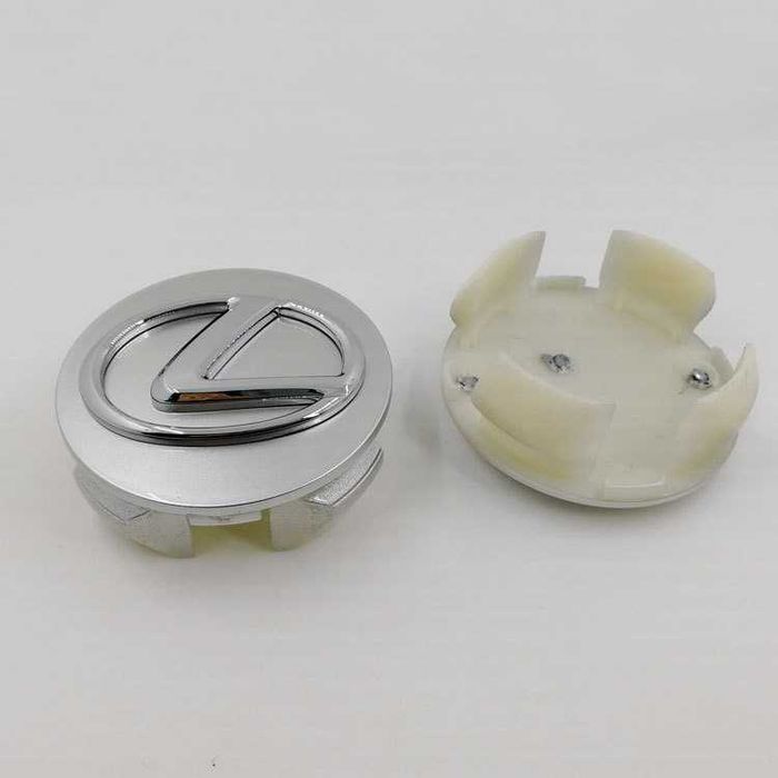 Centros/tampas de jante completos Lexus com 56, 60, 62, 65 e 68 mm