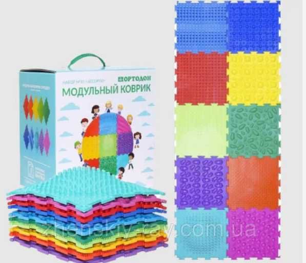 Ортопедичний килимок 10 пазлів набір / Коврик ортопедический / Акція