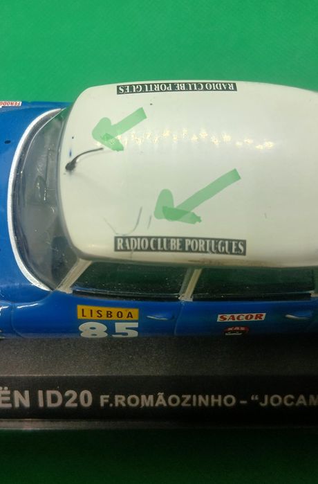 Miniaturas  1:43 Citroën F. Romaozinho  2 modelos diferentes