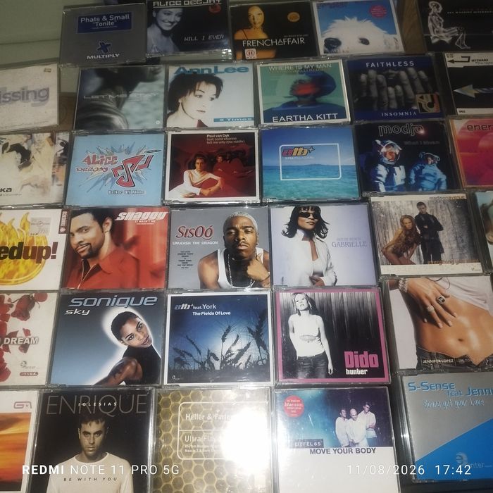 Discos clássicos CDs e singles