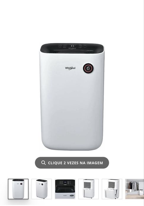 Desumidificador Whirlpool DE20W5252 – Quase Novo