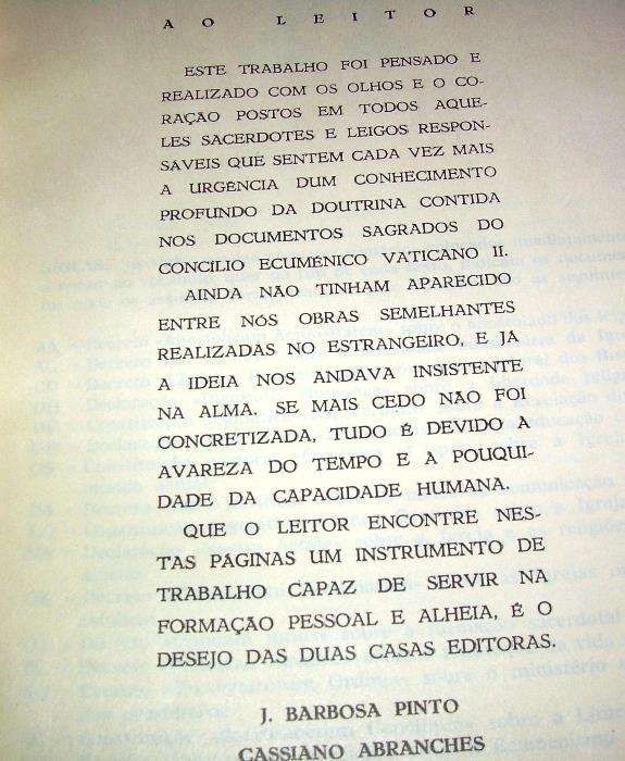 SINOPSE documentos conciliares Vaticano II