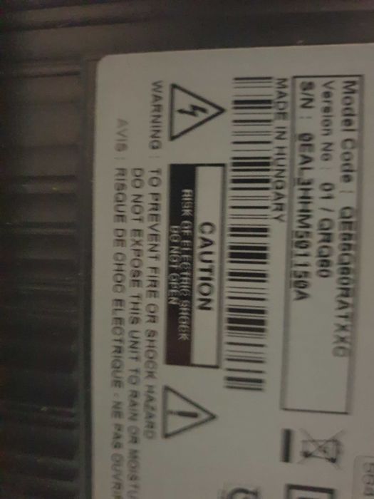 Tv Samsung modelo QE55Q60RATXXC