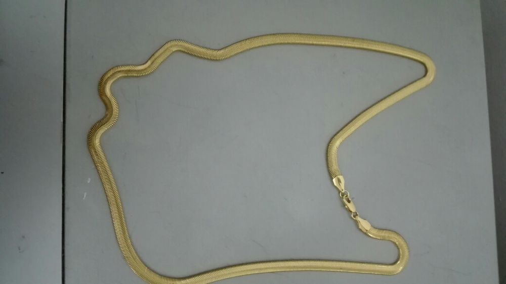 Fios e pulseira banhados a ouro de 24kilatos(veja fotos)