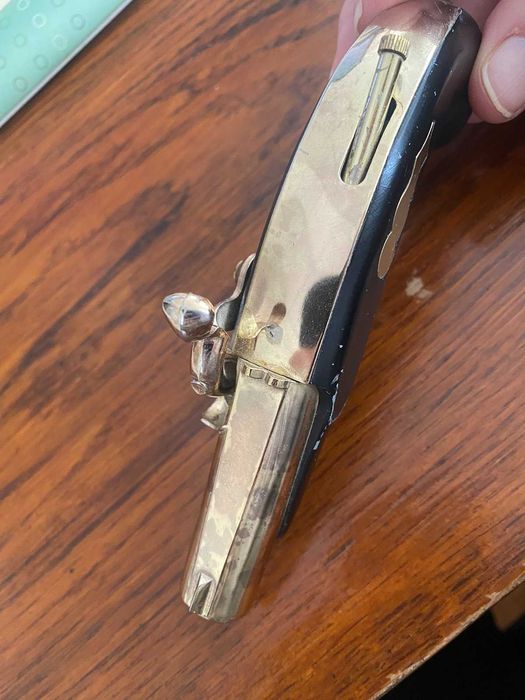 Бензинова запалка пистолет Зажигалка Deringer 1980-х годов