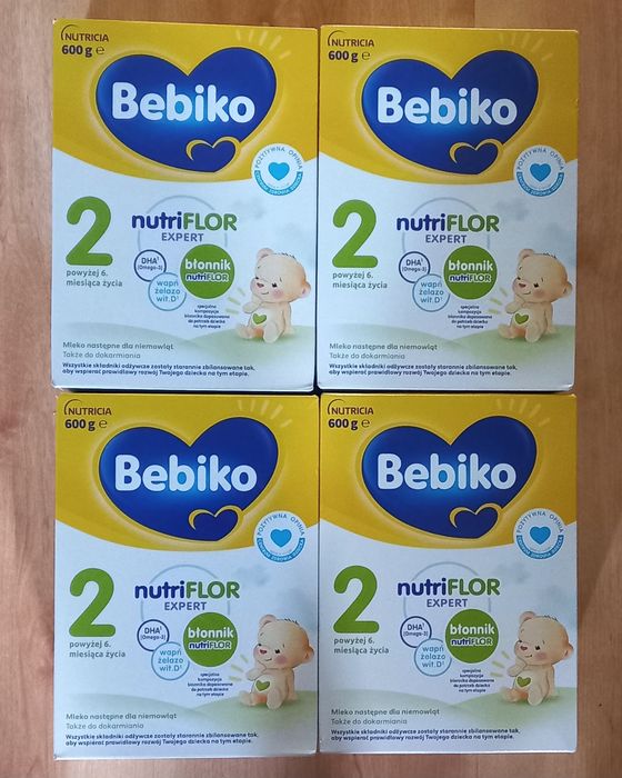 Mleko Bebiko Nutriflor 2 - 600 g 4 opakowania