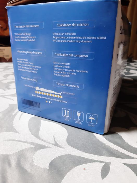 Colchão anti escaras com motor como NOVO