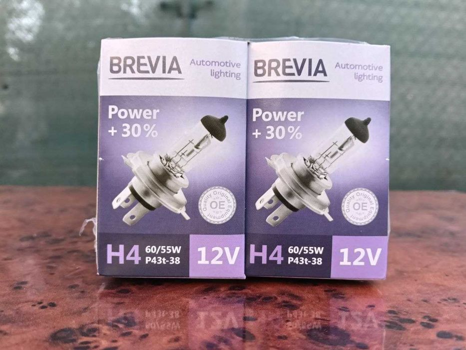 LED лампи та галоген Brevia H7, H4, H1, P21W, W5W, W16W Луцьк