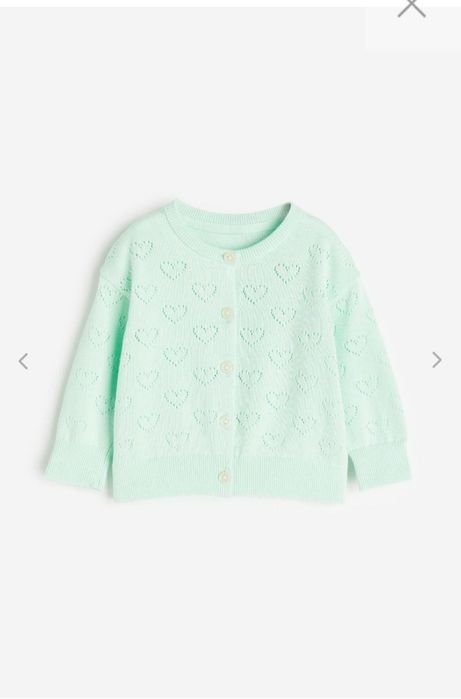 Кофта на ґудзиках H&M 92, 1,5-2 роки, кардиган